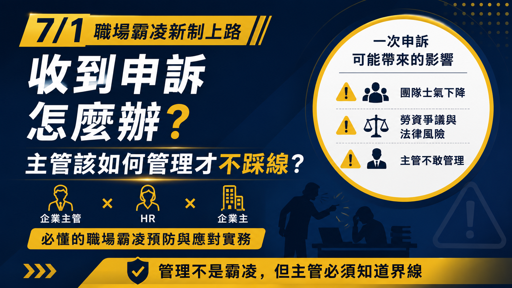 職場霸凌新制上路